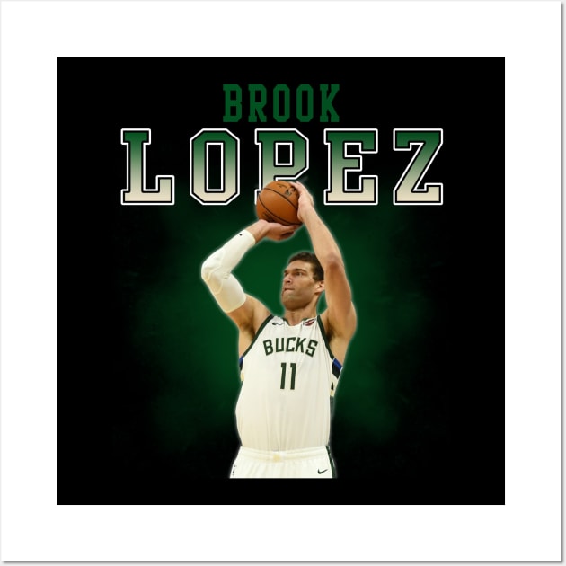 Brook Lopez Wall Art by Bojes Art